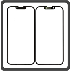 HQ OEM &Sigma;&upsilon;&mu;&beta;&alpha;&tau;ό &Mu;&epsilon; Apple iPhone 13 (A2633), iPhone 13 Pro (A2638), Aftermarket Front Glass For Refurbished &Mu;&pi;&rho;&omicron;&sigma;&tau;&iota;&nu;ό &Tau;&zeta;&alpha;&mu;ά&kappa;&iota; &Gamma;&iota;&alpha; &Alpha;&nu;&alpha;&kappa;&alpha;&tau;&alpha;&sigma;&kappa;&epsilon;&upsilon;ή + Frame &Pi;&lambda;&alpha;ί&sigma;&iota;&omicron; Black &Mu;&alpha;ύ&rho;&omicron; (Premium A+​)