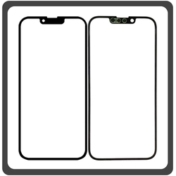 HQ OEM &Sigma;&upsilon;&mu;&beta;&alpha;&tau;ό &Mu;&epsilon; Apple iPhone 14 (A2882, A2649, A2881) Premium Aftermarket Front Glass For Refurbished &Mu;&pi;&rho;&omicron;&sigma;&tau;&iota;&nu;ό &Tau;&zeta;&alpha;&mu;ά&kappa;&iota; &Gamma;&iota;&alpha; &Alpha;&nu;&alpha;&kappa;&alpha;&tau;&alpha;&sigma;&kappa;&epsilon;&upsilon;ή Black &Mu;&alpha;ύ&rho;&omicron; (Premium A+​)