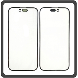 HQ OEM &Sigma;&upsilon;&mu;&beta;&alpha;&tau;ό &Mu;&epsilon; Apple iPhone 14 Pro (A2890, A2650, A2889) Premium Aftermarket Front Glass For Refurbished &Mu;&pi;&rho;&omicron;&sigma;&tau;&iota;&nu;ό &Tau;&zeta;&alpha;&mu;ά&kappa;&iota; &Gamma;&iota;&alpha; &Alpha;&nu;&alpha;&kappa;&alpha;&tau;&alpha;&sigma;&kappa;&epsilon;&upsilon;ή Black &Mu;&alpha;ύ&rho;&omicron; (Premium A+​)