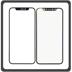 iPhone XS (A2097, A1920) Copy Original Front Glass For Refurbished &Mu;&pi;&rho;&omicron;&sigma;&tau;&iota;&nu;ό &Tau;&zeta;&alpha;&mu;ά&kappa;&iota; &Gamma;&iota;&alpha; &Alpha;&nu;&alpha;&kappa;&alpha;&tau;&alpha;&sigma;&kappa;&epsilon;&upsilon;ή + Frame &Pi;&lambda;&alpha;ί&sigma;&iota;&omicron; Black &Mu;&alpha;ύ&rho;&omicron; (Ref By Apple)