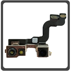 HQ OEM &Sigma;&upsilon;&mu;&beta;&alpha;&tau;ό &Gamma;&iota;&alpha; Apple iPhone 14 Plus, iPhone 14+ (A2890, A2650, A2889) Front Selfie Camera Flex &Mu;&pi;&rho;&omicron;&sigma;&tau;&iota;&nu;ή &Kappa;ά&mu;&epsilon;&rho;&alpha; 12 MP + Proximity Sensor Flex Cable &Kappa;&alpha;&lambda;&omega;&delta;&iota;&omicron;&tau;&alpha;&iota;&nu;ί&alpha; &Alpha;&iota;&sigma;&theta;&eta;&tau;ή&rho;&alpha;&sigmaf; &Epsilon;&gamma;&gamma;ύ&tau;&eta;&tau;&alpha;&sigmaf; (Premium A+)