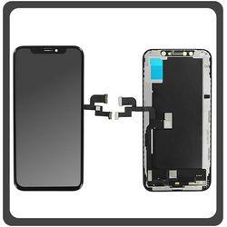 Apple Iphone XS , IphoneXS (A2097, A1920, A2100, A2098) Lcd Display Assembly Screen Unit &Omicron;&theta;ό&nu;&eta; + Touch Screen Digitizer &Mu;&eta;&chi;&alpha;&nu;&iota;&sigma;&mu;ό&sigmaf; &Alpha;&phi;ή&sigmaf; Black &Mu;&alpha;ύ&rho;&omicron; (OEM)
