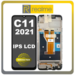 &Gamma;&nu;ή&sigma;&iota;&alpha; Original Realme C11 2021, Realme C 11 2021 (RMX3231) IPS LCD Display Screen Assembly &Omicron;&theta;ό&nu;&eta; + Touch Screen Digitizer &Mu;&eta;&chi;&alpha;&nu;&iota;&sigma;&mu;ό&sigmaf; &Alpha;&phi;ή&sigmaf; + Frame Bezel &Pi;&lambda;&alpha;ί&sigma;&iota;&omicron; &Sigma;&alpha;&sigma;ί Black &Mu;&alpha;ύ&rho;&omicron; 4907881​ (Service Pack By Realme)