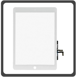 iPad Air (A1474, A1475), iPad Air 5 (A2589, A2591) Touch Screen DIgitizer &Mu;&eta;&chi;&alpha;&nu;&iota;&sigma;&mu;ό&sigmaf; &Alpha;&phi;ή&sigmaf; &Tau;&zeta;ά&mu;&iota; White Ά&sigma;&pi;&rho;&omicron; Without Home Button (Ref By Apple)