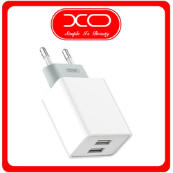 XO Φορτιστής Χωρίς Καλώδιο με 2 Θύρες USB-A Quick Charge 3.0 Άσπρο (L65)