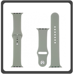HQ OEM Replacement For Apple Watch 38mm (Series 1,2) Bracelet Strap &Lambda;&omicron;&upsilon;&rho;ά&kappa;&iota; &Zeta;ώ&nu;&eta; &Sigma;&iota;&lambda;&iota;&kappa;ό&nu;&eta;&sigmaf; Silver &Alpha;&sigma;ή&mu;&iota; Bulk