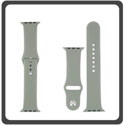 HQ OEM Replacement For Apple Watch 42mm 1,2 Series Bracelet Strap &Lambda;&omicron;&upsilon;&rho;ά&kappa;&iota; &Zeta;ώ&nu;&eta; &Sigma;&iota;&lambda;&iota;&kappa;ό&nu;&eta;&sigmaf; Silver &Alpha;&sigma;&eta;&mu;ί Bulk
