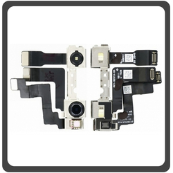 HQ OEM &Sigma;&upsilon;&mu;&beta;&alpha;&tau;ό &Gamma;&iota;&alpha; Apple Iphone 12 Mini (A2399, A2176, A2398, A2400, A2399, iPhone13,1)  Front Selfie Camera Module Flex &Mu;&pi;&rho;&omicron;&sigma;&tau;&iota;&nu;ή &Kappa;ά&mu;&epsilon;&rho;&alpha; 12 MP, f/2.2, 23mm (wide), 1/3.6" (Grade AAA+++)