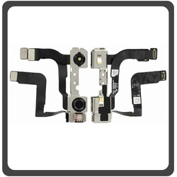 HQ OEM &Sigma;&upsilon;&mu;&beta;&alpha;&tau;ό &Gamma;&iota;&alpha; Apple Iphone 12 (A2403, A2172, A2402, A2404, iPhone13,2) iPhone 12Pro (A2407, A2341, A2406, A2408, iPhone13,3) Front Selfie Camera Module Flex &Mu;&pi;&rho;&omicron;&sigma;&tau;&iota;&nu;ή &Kappa;ά&mu;&epsilon;&rho;&alpha; 12 MP, f/2.2, 23mm (wide), 1/3.6" (Grade AAA+++)