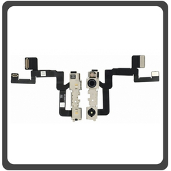 HQ OEM &Sigma;&upsilon;&mu;&beta;&alpha;&tau;ό &Gamma;&iota;&alpha; Apple iPhone 11 (A2221, A2111, A2223, iPhone12,1) Front Sensor Camera &Mu;&pi;&rho;&omicron;&sigma;&tau;&iota;&nu;ή &Kappa;ά&mu;&epsilon;&rho;&alpha; + Micro Flex Cable &Kappa;&alpha;&lambda;&omega;&delta;&iota;&omicron;&tau;&alpha;&iota;&nu;ί&alpha; 12 MP, f/1.8, 26mm (wide), 1/2.55", 1.4&micro;m, (Grade AAA+++)