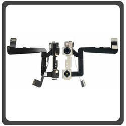HQ OEM &Sigma;&upsilon;&mu;&beta;&alpha;&tau;ό &Gamma;&iota;&alpha; Apple iPhone 11Pro Max (A2218, A2161, A2220, iPhone12.5) Front Sensor Camera &Mu;&pi;&rho;&omicron;&sigma;&tau;&iota;&nu;ή &Kappa;ά&mu;&epsilon;&rho;&alpha; + Micro Flex Cable &Kappa;&alpha;&lambda;&omega;&delta;&iota;&omicron;&tau;&alpha;&iota;&nu;ί&alpha; 12 MP, f/1.8, 26mm (wide), 1/2.55", 1.4&micro;m, (Grade AAA+++)