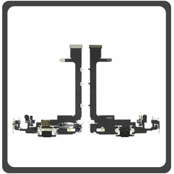 HQ OEM &Sigma;&upsilon;&mu;&beta;&alpha;&tau;ό &Gamma;&iota;&alpha; Apple iPhone 11 Pro Max (A2218, A2161, A2220, iPhone12.5) Charging Dock Connector Lightning Flex &Kappa;&alpha;&lambda;&omega;&delta;&iota;&omicron;&tau;&alpha;&iota;&nu;ί&alpha; &Kappa;&omicron;&nu;έ&kappa;&tau;&omicron;&rho;&alpha;&sigmaf; &Phi;ό&rho;&tau;&iota;&sigma;&eta;&sigmaf; + Microfone &Mu;&iota;&kappa;&rho;ό&phi;&omega;&nu;&omicron; Space Grey &Gamma;&kappa;&rho;&iota; (Grade AAA+++)