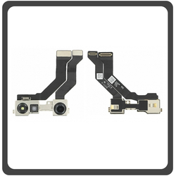HQ OEM &Sigma;&upsilon;&mu;&beta;&alpha;&tau;ό &Gamma;&iota;&alpha; Apple iPhone 13 Pro, iPhone13 Pro (A2638, A2483, A2636, A2639, A2640, iPhone14,2) Front Sensor Camera &Mu;&pi;&rho;&omicron;&sigma;&tau;&iota;&nu;ή &Kappa;ά&mu;&epsilon;&rho;&alpha; + Micro Flex Cable &Kappa;&alpha;&lambda;&omega;&delta;&iota;&omicron;&tau;&alpha;&iota;&nu;ί&alpha; 12 MP, f/2.2, 23mm (wide), 1/3.6" (Grade AAA+++)