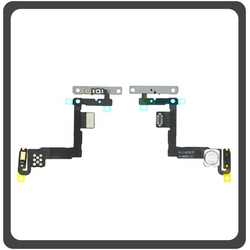 HQ OEM &Sigma;&upsilon;&mu;&beta;&alpha;&tau;ό &Gamma;&iota;&alpha; Apple iPhone 11 (A2221, A2111, A2223, iPhone12,1) Power Button On/Off + Flash Light &Phi;&lambda;&alpha;&sigmaf; (Premium A+)