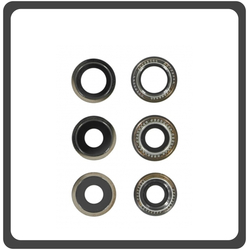 HQ OEM &Sigma;&upsilon;&mu;&beta;&alpha;&tau;ό &Gamma;&iota;&alpha; Apple iPhone 11 Pro (A2215, A2160, A2217, iPhone12,3) Back Camera Lens &Tau;&zeta;&alpha;&mu;ά&kappa;&iota; &Kappa;ά&mu;&epsilon;&rho;&alpha;&sigmaf; + Bracket Gold &Chi;&rho;&upsilon;&sigma;ό (Grade AAA+++)
