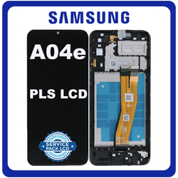 &Gamma;&nu;ή&sigma;&iota;&alpha; Original Samsung Galaxy A04e ( SM-A042F, SM-A042F/DS) PLS LCD Display Screen Assembly &Omicron;&theta;ό&nu;&eta; + Touch Screen Digitizer &Mu;&eta;&chi;&alpha;&nu;&iota;&sigma;&mu;ό&sigmaf; &Alpha;&phi;ή&sigmaf; + Frame Bezel &Pi;&lambda;&alpha;ί&sigma;&iota;&omicron; &Sigma;&alpha;&sigma;ί Black &Mu;&alpha;ύ&rho;&omicron; GH81-23088A (Service Pack By Samsung)
