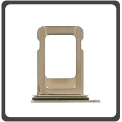 HQ OEM &Sigma;&upsilon;&mu;&beta;&alpha;&tau;ό &Gamma;&iota;&alpha; Apple iPhone 11 Pro Max (A2218, A2161, A2220, iPhone12.5) Sim Tray &Upsilon;&pi;&omicron;&delta;&omicron;&chi;έ&alpha;&sigmaf; &Beta;ά&sigma;&eta; &Theta;ή&kappa;&eta; &Kappa;ά&rho;&tau;&alpha;&sigmaf; SIM Gold &Chi;&rho;&upsilon;&sigma;ό (Grade AAA+++)