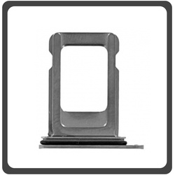 HQ OEM &Sigma;&upsilon;&mu;&beta;&alpha;&tau;ό &Gamma;&iota;&alpha; Apple iPhone 11 Pro Max, iPhone 11Pro Max, iPhone11 ProMAx (A2218, A2161, A2220, iPhone12.5) Sim Tray &Upsilon;&pi;&omicron;&delta;&omicron;&chi;έ&alpha;&sigmaf; &Beta;ά&sigma;&eta; &Theta;ή&kappa;&eta; &Kappa;ά&rho;&tau;&alpha;&sigmaf; SIM Dark Grey &Gamma;&kappa;&rho;&iota; (Grade AAA+++)