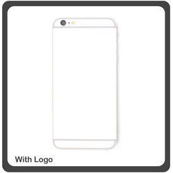 OEM HQ Iphone 6 Plus (A1522, A1524) &Kappa;&alpha;&pi;ά&kappa;&iota; &Mu;&pi;&alpha;&tau;&alpha;&rho;ί&alpha;&sigmaf; Battery Cover + &Pi;&lambda;&alpha;ϊ&nu;ά &Pi;&lambda;ή&kappa;&tau;&rho;&alpha; Side Keys + &Theta;ή&kappa;&eta; &Kappa;ά&rho;&tau;&alpha;&sigmaf; Sim Holder White Silver (Grade AAA+++)