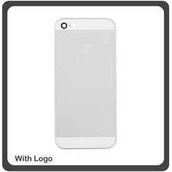 OEM Iphone 5s Battery cover &Kappa;&alpha;&pi;ά&kappa;&iota; &Mu;&pi;&alpha;&tau;&alpha;&rho;ί&alpha;&sigmaf; Silver White
