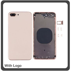 OEM HQ Iphone 8 Plus &Pi;ί&sigma;&omega; &Kappa;&alpha;&pi;ά&kappa;&iota; &Mu;&pi;&alpha;&tau;&alpha;&rho;ί&alpha;&sigmaf; Battery Cover kit Black​