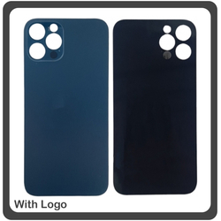 HQ OEM &Sigma;&upsilon;&mu;&beta;&alpha;&tau;ό &Gamma;&iota;&alpha; Apple iPhone 12 Pro, iPhone 12Pro (A2407, A2341, A2406, A2408, iPhone13,3) Premium Aftermarket Rear Back Battery Cover with Camera Big Hole &Pi;ί&sigma;&omega; &Kappa;ά&lambda;&upsilon;&mu;&mu;&alpha; &Pi;&lambda;ά&tau;&eta; &Kappa;&alpha;&pi;ά&kappa;&iota; &Mu;&pi;&alpha;&tau;&alpha;&rho;ί&alpha;&sigmaf; Pacific Blue &Mu;&pi;&lambda;&epsilon; (Premium A+​)