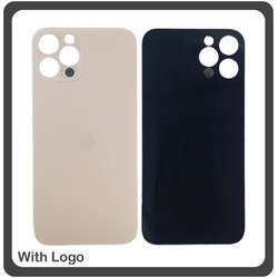 HQ OEM &Sigma;&upsilon;&mu;&beta;&alpha;&tau;ό &Gamma;&iota;&alpha; Apple iPhone 12 Pro, iPhone 12Pro (A2407, A2341, A2406, A2408, iPhone13,3) Premium Aftermarket Rear Back Battery Cover with Camera Big Hole &Pi;ί&sigma;&omega; &Kappa;ά&lambda;&upsilon;&mu;&mu;&alpha; &Pi;&lambda;ά&tau;&eta; &Kappa;&alpha;&pi;ά&kappa;&iota; &Mu;&pi;&alpha;&tau;&alpha;&rho;ί&alpha;&sigmaf; Gold &Chi;&rho;&upsilon;&sigma;ό (Premium A+​)