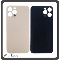 HQ OEM &Sigma;&upsilon;&mu;&beta;&alpha;&tau;ό &Gamma;&iota;&alpha; Apple iPhone 12 Pro (A2407, A2341, A2406) Aftermarket Rear Back Battery Cover with Camera Big Hole &Pi;ί&sigma;&omega; &Kappa;ά&lambda;&upsilon;&mu;&mu;&alpha; &Pi;&lambda;ά&tau;&eta; &Kappa;&alpha;&pi;ά&kappa;&iota; &Mu;&pi;&alpha;&tau;&alpha;&rho;ί&alpha;&sigmaf; Gold &Chi;&rho;&upsilon;&sigma;ό (Premium A+)
