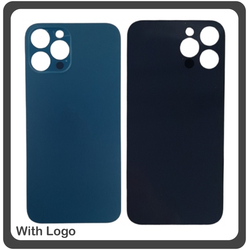 HQ OEM &Sigma;&upsilon;&mu;&beta;&alpha;&tau;ό &Gamma;&iota;&alpha; Apple iPhone 12 Pro Max, iPhone 12Pro Max (A2411, A2342, A2410, A2412, iPhone13,4) Premium Aftermarket Rear Back Battery Cover with Camera Big Hole &Pi;ί&sigma;&omega; &Kappa;ά&lambda;&upsilon;&mu;&mu;&alpha; &Pi;&lambda;ά&tau;&eta; &Kappa;&alpha;&pi;ά&kappa;&iota; &Mu;&pi;&alpha;&tau;&alpha;&rho;ί&alpha;&sigmaf; Pacific Blue &Mu;&pi;&lambda;&epsilon; (Premium A+​)