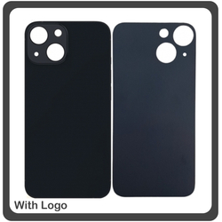 HQ OEM &Sigma;&upsilon;&mu;&beta;&alpha;&tau;ό &Mu;&epsilon; Apple iPhone 13 Mini, iPhone13 Mini (A2628, A2481, A2626, A2629) Aftermarket Rear Back Battery Cover with Camera Big Hole &Pi;ί&sigma;&omega; &Kappa;ά&lambda;&upsilon;&mu;&mu;&alpha; &Pi;&lambda;ά&tau;&eta; &Kappa;&alpha;&pi;ά&kappa;&iota; &Mu;&pi;&alpha;&tau;&alpha;&rho;ί&alpha;&sigmaf; Midnight &Mu;&alpha;ύ&rho;&omicron; (Premium A+​)