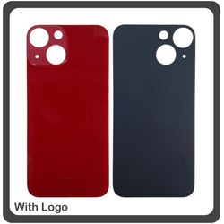 HQ OEM &Sigma;&upsilon;&mu;&beta;&alpha;&tau;ό &Mu;&epsilon; Apple iPhone 13 Mini, iPhone13 Mini (A2628, A2481, A2626, A2629) Aftermarket Rear Back Battery Cover with Camera Big Hole &Pi;ί&sigma;&omega; &Kappa;ά&lambda;&upsilon;&mu;&mu;&alpha; &Pi;&lambda;ά&tau;&eta; &Kappa;&alpha;&pi;ά&kappa;&iota; &Mu;&pi;&alpha;&tau;&alpha;&rho;ί&alpha;&sigmaf; Red &Kappa;ό&kappa;&kappa;&iota;&nu;&omicron; (Premium A+​)