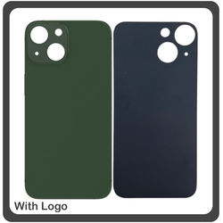 HQ OEM &Sigma;&upsilon;&mu;&beta;&alpha;&tau;ό &Gamma;&iota;&alpha; Apple iPhone 13 Mini, iPhone13 Mini (A2628, A2481, A2626, A2629) Premium Aftermarket Rear Back Battery Cover with Camera Big Hole &Pi;ί&sigma;&omega; &Kappa;ά&lambda;&upsilon;&mu;&mu;&alpha; &Pi;&lambda;ά&tau;&eta; &Kappa;&alpha;&pi;ά&kappa;&iota; &Mu;&pi;&alpha;&tau;&alpha;&rho;ί&alpha;&sigmaf; Green &Pi;&rho;ά&sigma;&iota;&nu;&omicron;​ (Grade AAA+++)