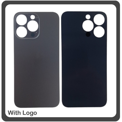 HQ OEM &Sigma;&upsilon;&mu;&beta;&alpha;&tau;ό &Gamma;&iota;&alpha; Apple iPhone 13 Pro, iPhone 13Pro (A2638, A2483, A2636, A2639) Premium Aftermarket Rear Back Battery Cover with Camera Big Hole &Pi;ί&sigma;&omega; &Kappa;ά&lambda;&upsilon;&mu;&mu;&alpha; &Pi;&lambda;ά&tau;&eta; &Kappa;&alpha;&pi;ά&kappa;&iota; &Mu;&pi;&alpha;&tau;&alpha;&rho;ί&alpha;&sigmaf; Graphite &Mu;&alpha;ύ&rho;&omicron;​ (Grade AAA+++)