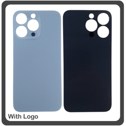 HQ OEM &Sigma;&upsilon;&mu;&beta;&alpha;&tau;ό &Gamma;&iota;&alpha; Apple iPhone 13 Pro, iPhone 13Pro (A2638, A2483, A2636, A2639) Premium Aftermarket Rear Back Battery Cover with Camera Big Hole &Pi;ί&sigma;&omega; &Kappa;ά&lambda;&upsilon;&mu;&mu;&alpha; &Pi;&lambda;ά&tau;&eta; &Kappa;&alpha;&pi;ά&kappa;&iota; &Mu;&pi;&alpha;&tau;&alpha;&rho;ί&alpha;&sigmaf; Sierra Blue &Mu;&pi;&lambda;&epsilon;​ (Grade AAA+++)