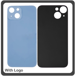 HQ OEM &Sigma;&upsilon;&mu;&beta;&alpha;&tau;ό &Mu;&epsilon; Apple iPhone 14, iPhone14 (A2882, A2649), Premium Aftermarket Rear Back Battery Cover with Camera Big Hole &Pi;ί&sigma;&omega; &Kappa;ά&lambda;&upsilon;&mu;&mu;&alpha; &Pi;&lambda;ά&tau;&eta; &Kappa;&alpha;&pi;ά&kappa;&iota; &Mu;&pi;&alpha;&tau;&alpha;&rho;ί&alpha;&sigmaf; Blue &Mu;&pi;&lambda;&epsilon; (Premium A+​)