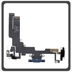 &Gamma;&nu;ή&sigma;&iota;&alpha; Original For iPhone 14, iPhone14 (A2882, A2649) Charging Dock Connector Lightning Flex With Board &Kappa;&alpha;&lambda;&omega;&delta;&iota;&omicron;&tau;&alpha;&iota;&nu;ί&alpha; &Kappa;&omicron;&nu;έ&kappa;&tau;&omicron;&rho;&alpha;&sigmaf; &Phi;ό&rho;&tau;&iota;&sigma;&eta;&sigmaf; + Microphone &Mu;&iota;&kappa;&rho;ό&phi;&omega;&nu;&omicron; Blue &Mu;&pi;&lambda;&epsilon; Pulled