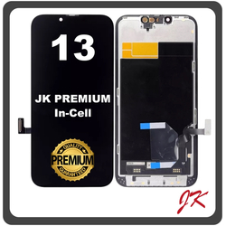 HQ OEM &Sigma;&upsilon;&mu;&beta;&alpha;&tau;ό &Mu;&epsilon; Apple iPhone 13, iPhone13 (A2633, A2482, A2631) JK Premium In-Cell LCD Display Screen Assembly &Omicron;&theta;ό&nu;&eta; + Touch Screen Digitizer &Mu;&eta;&chi;&alpha;&nu;&iota;&sigma;&mu;ό&sigmaf; &Alpha;&phi;ή&sigmaf; Black &Mu;&alpha;ύ&rho;&omicron; (Premium A+)