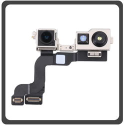 &Gamma;&nu;ή&sigma;&iota;&alpha; Original For iPhone 14, iPhone14 (A2882, A2649) Front Selfie Camera Flex &Mu;&pi;&rho;&omicron;&sigma;&tau;&iota;&nu;ή &Kappa;ά&mu;&epsilon;&rho;&alpha; 12 MP, f/1.9, 23mm (wide), 1/3.6" + Proximity Sensor Flex Pulled