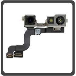Original Apple iPhone 14 Plus, iPhone 14+ (A2886, A2632, A2885) Front Selfie Camera Flex &Mu;&pi;&rho;&omicron;&sigma;&tau;&iota;&nu;ή &Kappa;ά&mu;&epsilon;&rho;&alpha; 12 MP, f/1.9, 23mm (wide), 1/3.6" + Proximity Sensor Flex Pulled