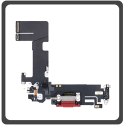 iPhone 13, iPhone13 (A2633, A2482) Lightning USB Charging Dock Connector Lightning Flex &Kappa;&alpha;&lambda;&omega;&delta;&iota;&omicron;&tau;&alpha;&iota;&nu;ί&alpha; &Kappa;&omicron;&nu;έ&kappa;&tau;&omicron;&rho;&alpha;&sigmaf; &Phi;ό&rho;&tau;&iota;&sigma;&eta;&sigmaf; + Microphone &Mu;&iota;&kappa;&rho;ό&phi;&omega;&nu;&omicron; Red &Kappa;ό&kappa;&kappa;&iota;&nu;&omicron; (Pulled)