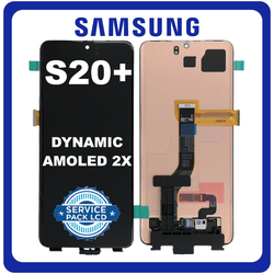 &Gamma;&nu;ή&sigma;&iota;&alpha; Original Samsung Galaxy S20+ (G985, G985F) S20+ 5G (G986B, G986F) Dynamic AMOLED 2X LCD Display Screen Assembly &Omicron;&theta;ό&nu;&eta; + Touch Screen Digitizer &Mu;&eta;&chi;&alpha;&nu;&iota;&sigma;&mu;ό&sigmaf; &Alpha;&phi;ή&sigmaf; Cosmic Black &Mu;&alpha;ύ&rho;&omicron; GH96-13030A (Service Pack by Samsung)