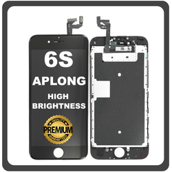 HQ OEM &Sigma;&upsilon;&mu;&beta;&alpha;&tau;ό &Mu;&epsilon; Apple iPhone 6S, iPhone6S (A1633, A1688) APLONG High Brightness LCD Display Screen Assembly &Omicron;&theta;ό&nu;&eta; + Touch Screen Digitizer &Mu;&eta;&chi;&alpha;&nu;&iota;&sigma;&mu;ό&sigmaf; &Alpha;&phi;ή&sigmaf; Black &Mu;&alpha;ύ&rho;&omicron; (Premium A+) (Lifetime Warranty &Gamma;&iota;&alpha; &Sigma;&upsilon;&nu;&epsilon;&rho;&gamma;ά&tau;&epsilon;&sigmaf; B2B​)