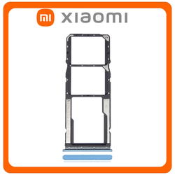 &Gamma;&nu;ή&sigma;&iota;&alpha; Original Xiaomi Redmi 10, Xiaomi Redmi10 (21061119AG, 21061119DG, 21061119AL) SIM Card Tray + Micro SD Tray Slot &Upsilon;&pi;&omicron;&delta;&omicron;&chi;έ&alpha;&sigmaf; &Beta;ά&sigma;&eta; &Theta;ή&kappa;&eta; &Kappa;ά&rho;&tau;&alpha;&sigmaf; SIM Blue &Mu;&pi;&lambda;&epsilon; (Service Pack By Xiaomi)