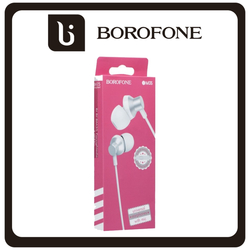 Borofone BM35 In-ear Handsfree με Βύσμα 3.5mm Μαύρο White Άσπρο