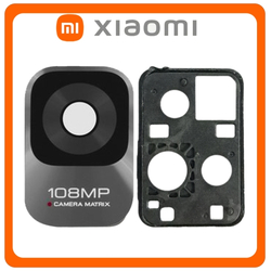 &Gamma;&nu;ή&sigma;&iota;&alpha; Original Xiaomi Redmi Note 11 Pro+ 5G, Redmi Note 11 Pro Plus 5G (21091116UG, 21091116UC) Camera Frame &Pi;ί&sigma;&omega; &Pi;&lambda;&alpha;ί&sigma;&iota;&omicron; &Kappa;ά&mu;&epsilon;&rho;&alpha;&sigmaf; + Camera Lens &Tau;&zeta;&alpha;&mu;ά&kappa;&iota; &Kappa;ά&mu;&epsilon;&rho;&alpha;&sigmaf; Mysterious Black &Mu;&alpha;ύ&rho;&omicron; (Service Pack By Xiaomi)