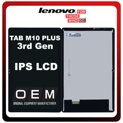 HQ OEM &Sigma;&upsilon;&mu;&beta;&alpha;&tau;ό &Mu;&epsilon; Lenovo Tab M10 Plus (3rd Gen) 10.61" IPS LCD Display Screen Assembly &Omicron;&theta;ό&nu;&eta; + Touch Screen Digitizer &Mu;&eta;&chi;&alpha;&nu;&iota;&sigma;&mu;ό&sigmaf; &Alpha;&phi;ή&sigmaf; Black &Mu;&alpha;ύ&rho;&omicron; (Premium A+)