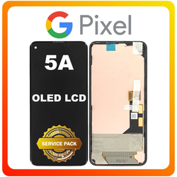 &Gamma;&nu;ή&sigma;&iota;&alpha; Original Google Pixel 5a 5G (G1F8F, G4S1M) OLED LCD Display Screen Assembly &Omicron;&theta;ό&nu;&eta; + Touch Screen Digitizer &Mu;&eta;&chi;&alpha;&nu;&iota;&sigma;&mu;ό&sigmaf; &Alpha;&phi;ή&sigmaf; Mostly Black &Mu;&alpha;ύ&rho;&omicron; G949-00138-01 (Service Pack By Google)