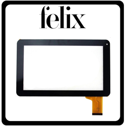 HQ OEM FELIX FXT-942 9", Touch Screen DIgitizer &Mu;&eta;&chi;&alpha;&nu;&iota;&sigma;&mu;ό&sigmaf; &Alpha;&phi;ή&sigmaf; &Tau;&zeta;ά&mu;&iota; Black &Mu;&alpha;ύ&rho;&omicron; (Premium A+​)