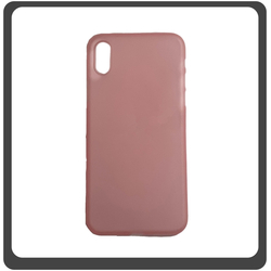 Θήκη Πλάτης - Back Cover, Silicone Σιλικόνη  Ultra Thin Feather Pink Ροζ For iPhone XS Max