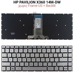 &Pi;&lambda;&eta;&kappa;&tau;&rho;&omicron;&lambda;ό&gamma;&iota;&omicron; hp Pavilion 14-bf no Frames us + Backlit Silver